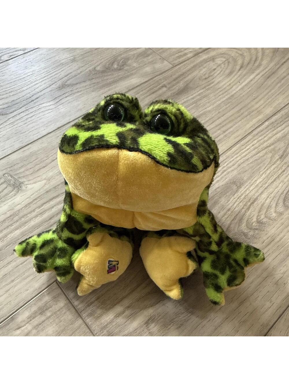Retired Ganz Webkinz Bullfrog Plush HM114 Frog Stuffed Animal No Code